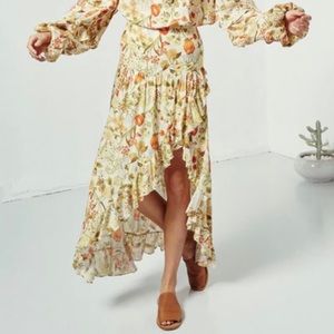Spell & the Gypsy Collective Sayulita Frill Split Skirt small